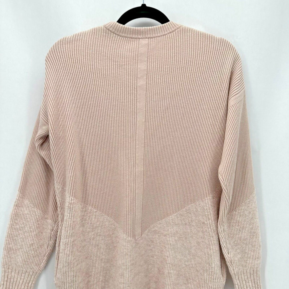 Lululemon Restful Intention Sweater Pink Cashlu Size M Athleisure Preppy Capsule - Picture 5 of 9